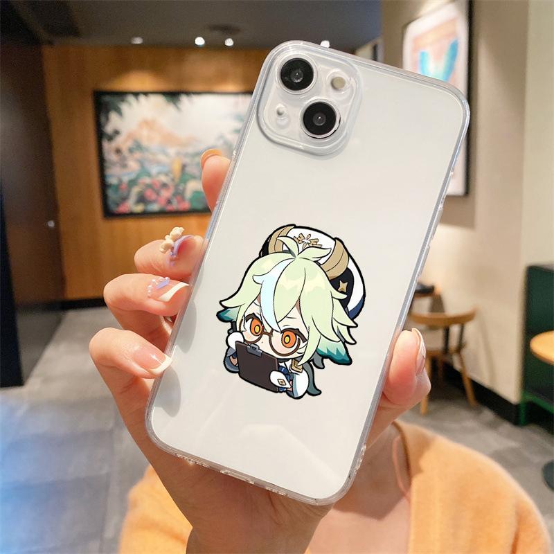 For iPhone 15 14 13 12 mini 11 Pro Max XS X XR SE 7 8 Plus soft Silicone Clear Cover Kawaii Cartoon Genshin Impact Phone Case iPhone 15 Plus
For iPhone 15 14 13 12 mini 11 Pro Max XS X XR SE 7 8 Plus soft Silicone Clear Cover Kawaii Cartoon Genshin Impact Phone Case iPhone 15 Plus