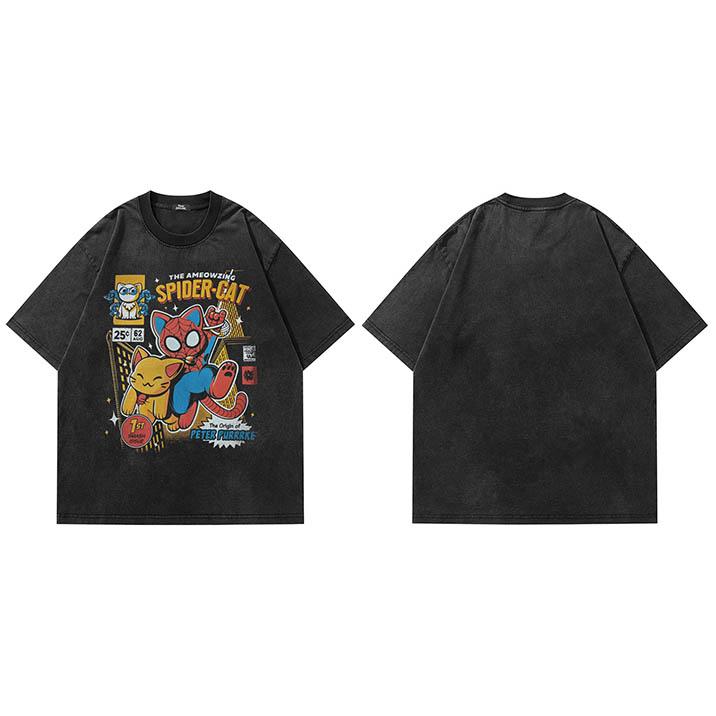Men T Shirt Streetwear Hip Hop Oversize T Shirt Funny Spider Cat Graphic Harajuku Anime Cartoon Tshirt Cotton Tops Tee Dope S
Men T Shirt Streetwear Hip Hop Oversize T Shirt Funny Spider Cat Graphic Harajuku Anime Cartoon Tshirt Cotton Tops Tee Dope S