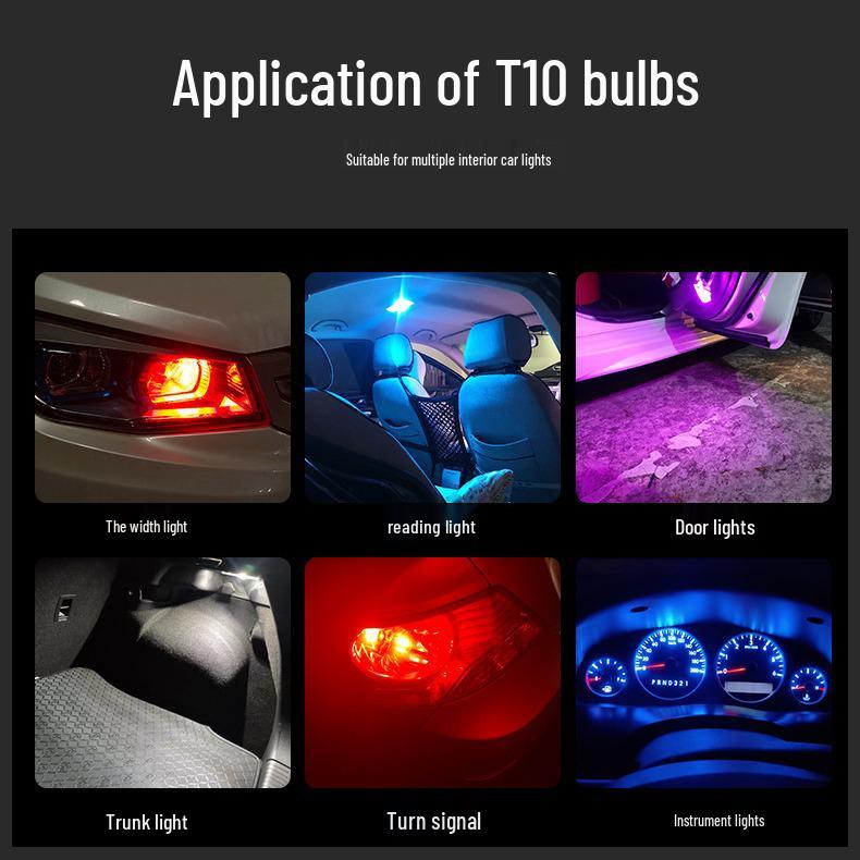 DC12V High-Brightness LED T10 Car/Van Plug-in Bulb - Direct Halogen Replacement Blue
DC12V High-Brightness LED T10 Car/Van Plug-in Bulb - Direct Halogen Replacement Blue
