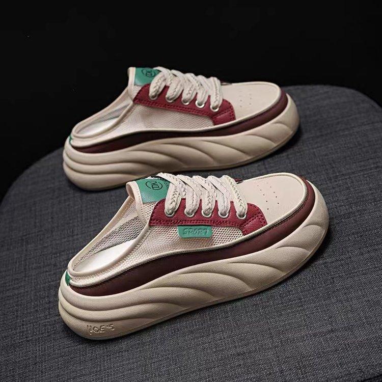 Новые летние дышащие полукеды белые женские туфли на толстой подошве для улицы ленивые приливные сандалии сумка голова повседневная обувь 40 красный
Новые летние дышащие полукеды белые женские туфли на толстой подошве для улицы ленивые приливные сандалии сумка голова повседневная обувь 40 красный