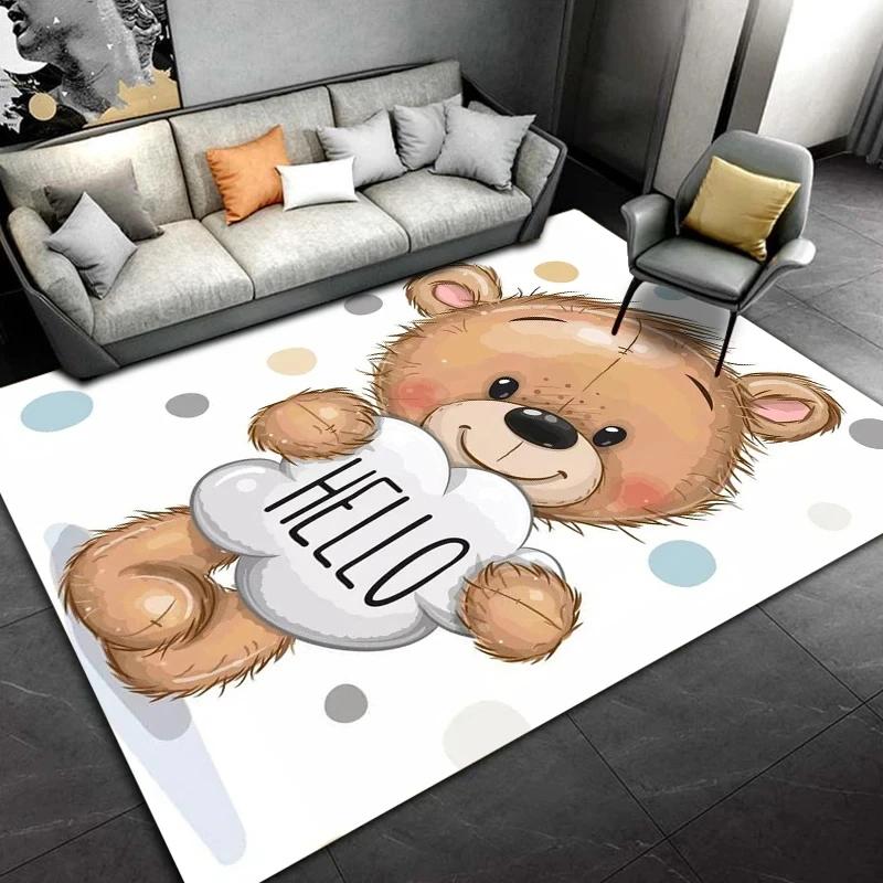 Cartoon Bear Carpet for Living Room Home Decor Area Rug Kids Girls Bedroom Mat Living Room Non-slip Floor Mats Bathroom Doormat 40x60cm 16x24 inch
Cartoon Bear Carpet for Living Room Home Decor Area Rug Kids Girls Bedroom Mat Living Room Non-slip Floor Mats Bathroom Doormat 40x60cm 16x24 inch