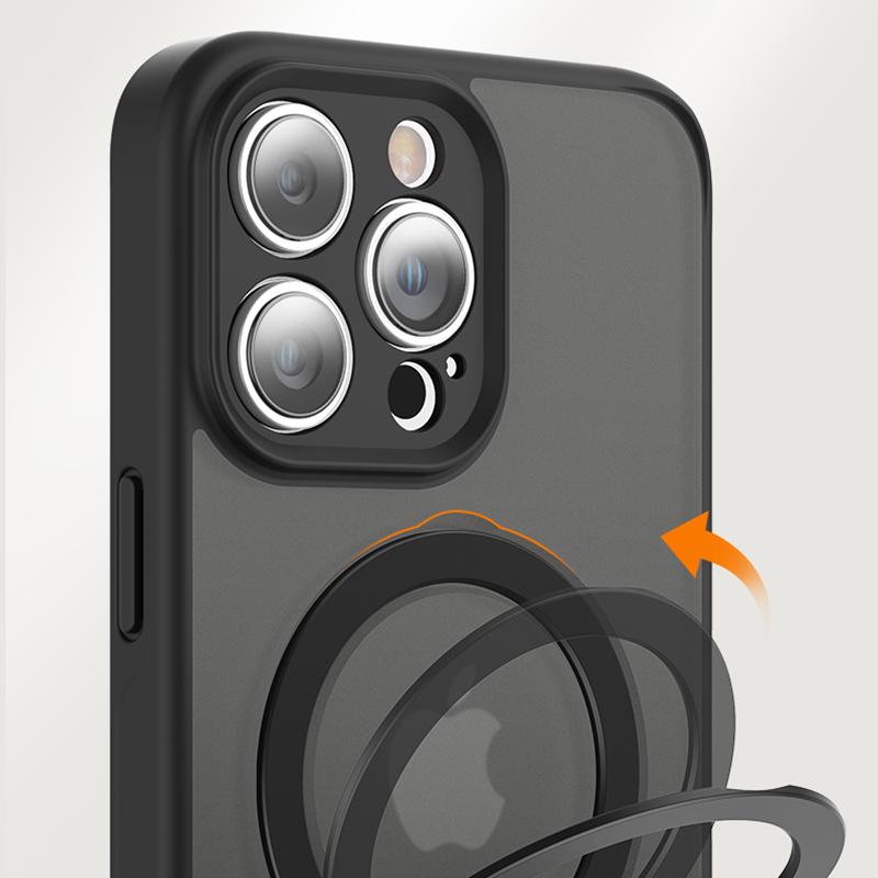 For iPhone 15 Pro Phone Case TPU+Acrylic Kickstand Drop Protection Cover Translucent Black
For iPhone 15 Pro Phone Case TPU+Acrylic Kickstand Drop Protection Cover Translucent Black