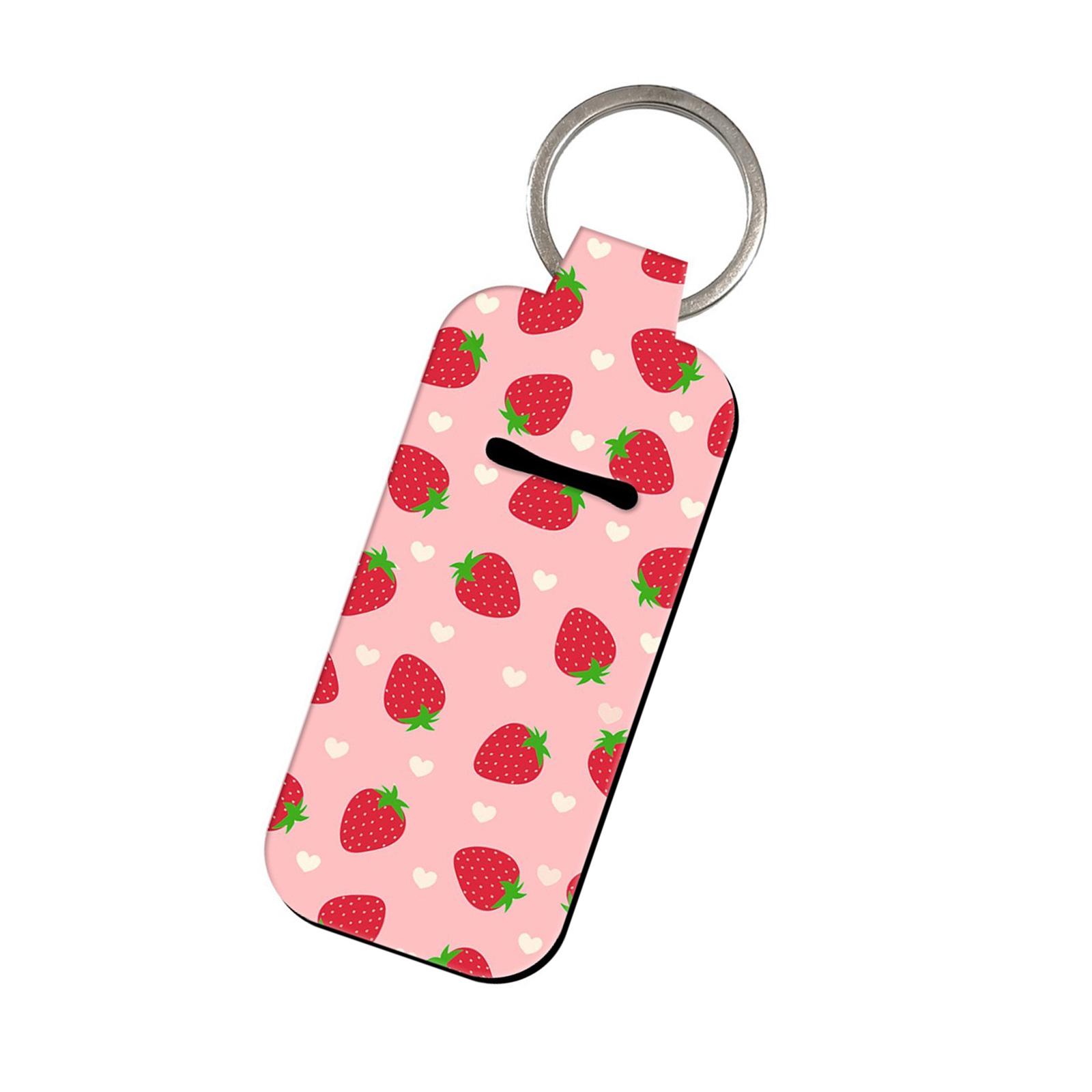Fashionable Strawberry Cherry Keychain With Lip Balm Storage Waterproof And Portable For Style Forward Individuals
Fashionable Strawberry Cherry Keychain With Lip Balm Storage Waterproof And Portable For Style Forward Individuals