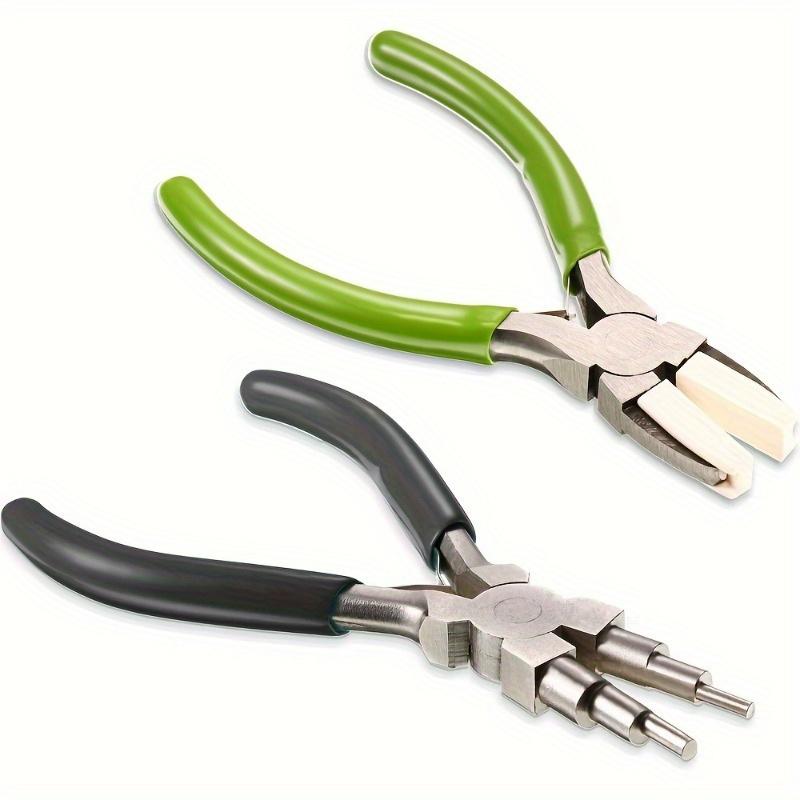 2pcs 6 In 1 Bail Making Pliers Jewelry Bail Pliers, Nylon Nose Pliers For Jewelry Making Beading Looping Shaping Wire DIY Crafts Practical Convenient 2pcs /set
2pcs 6 In 1 Bail Making Pliers Jewelry Bail Pliers, Nylon Nose Pliers For Jewelry Making Beading Looping Shaping Wire DIY Crafts Practical Convenient 2pcs /set