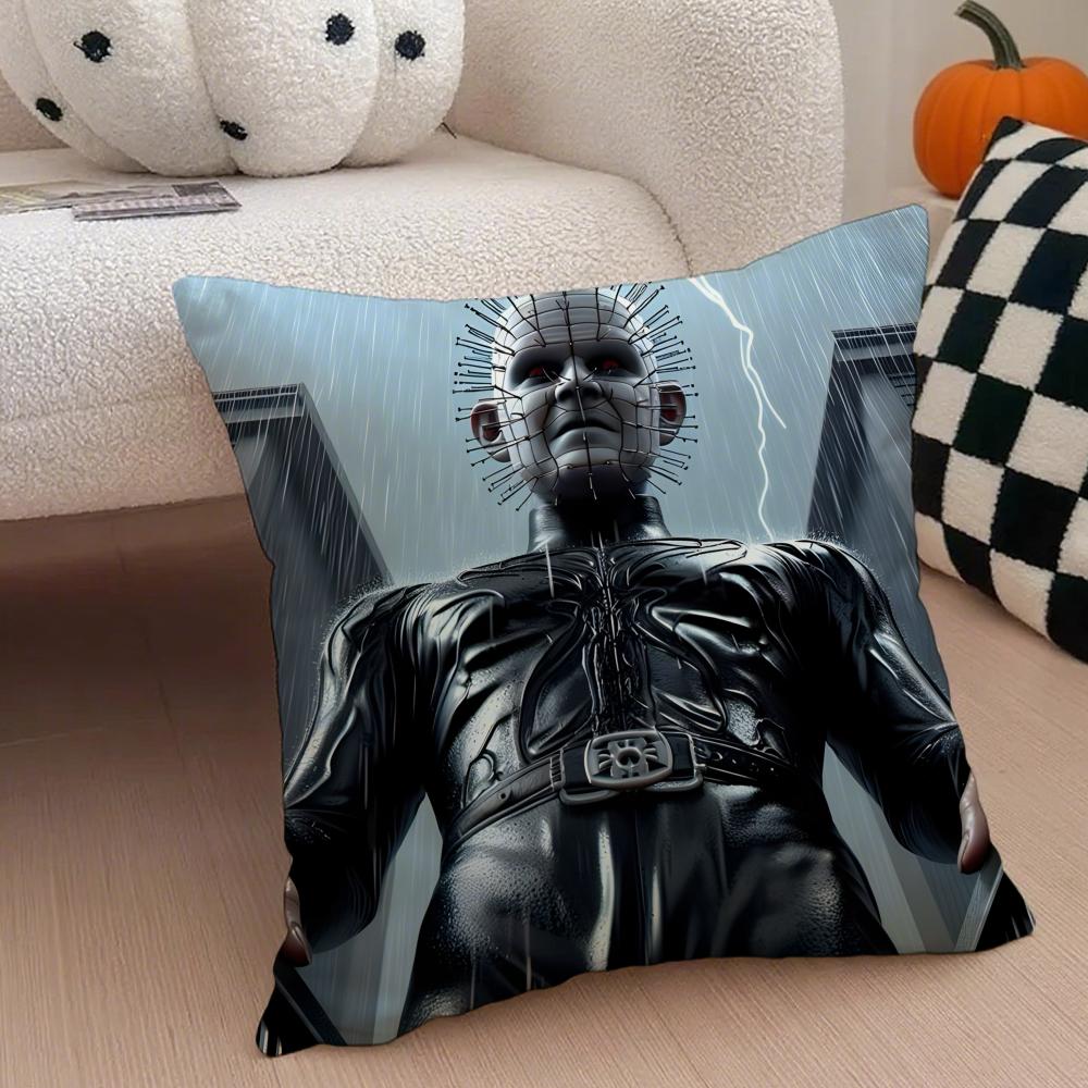 Movie horrifying HHellraiser Cushion Cover Throw Pillow Cover Hidden Button Durable Polyester Chair Cushion 30X30cm
Movie horrifying HHellraiser Cushion Cover Throw Pillow Cover Hidden Button Durable Polyester Chair Cushion 30X30cm