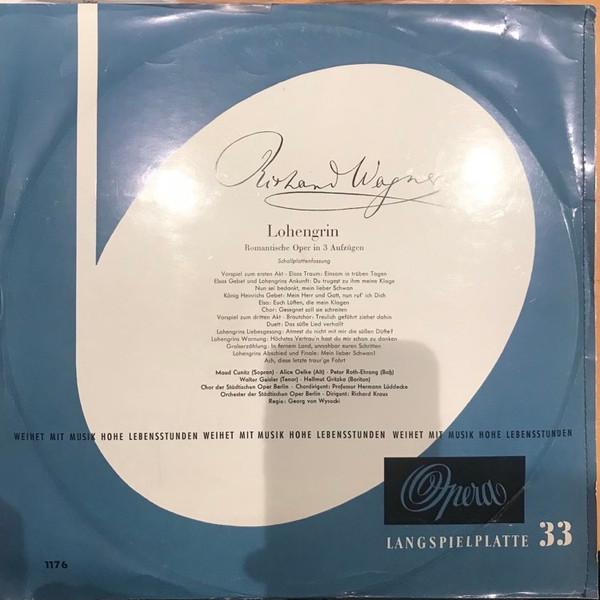 LP Record RICHARD WAGNER ORCHESTER DER STD Lohengrin Romantische Oper in 3 A 1176 Opera Germany Classical Used
LP Record RICHARD WAGNER ORCHESTER DER STD Lohengrin Romantische Oper in 3 A 1176 Opera Germany Classical Used