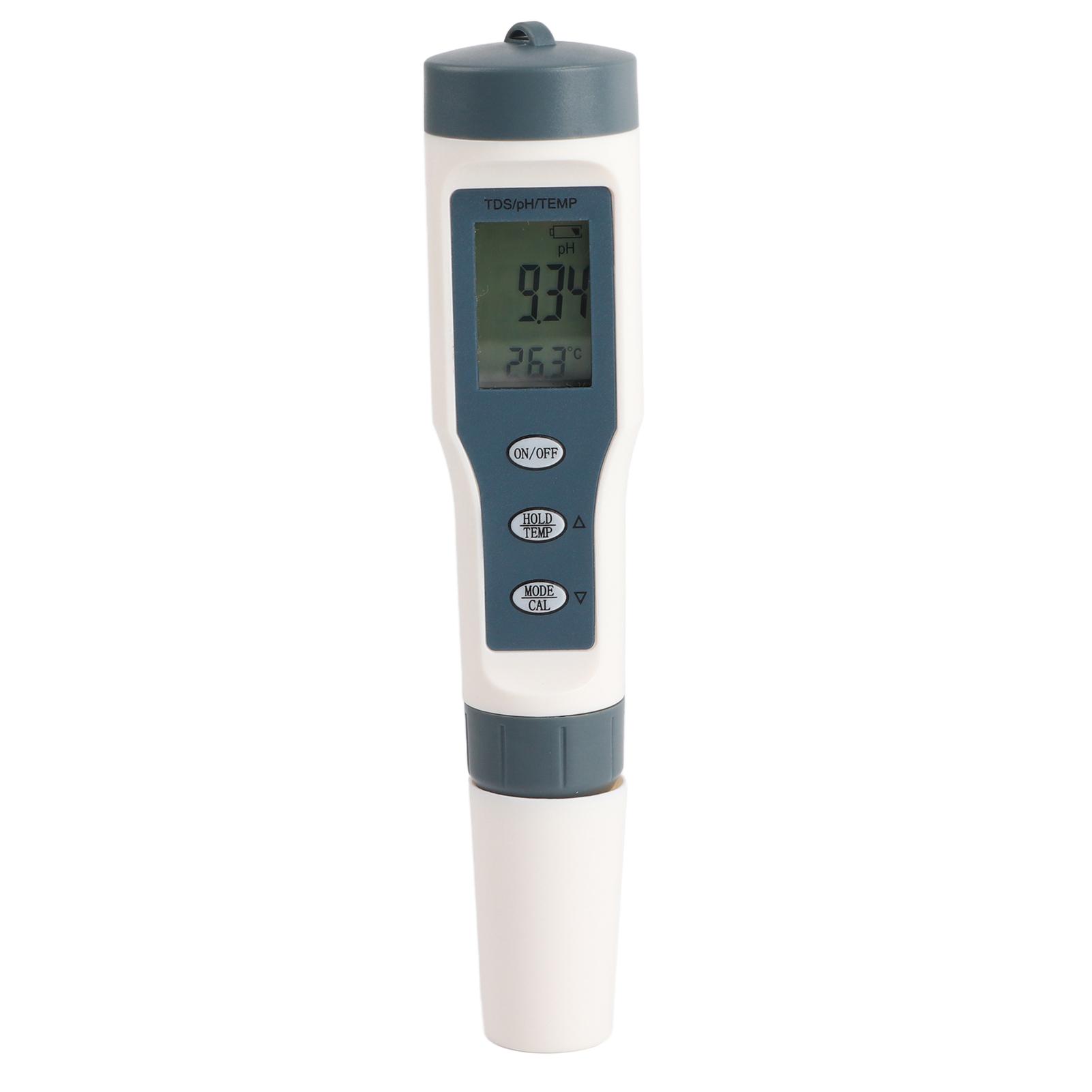 3 в 1 портативный цифровой измеритель TDS PH TEMP тестер качества воды чистота тест-ручка
3 в 1 портативный цифровой измеритель TDS PH TEMP тестер качества воды чистота тест-ручка