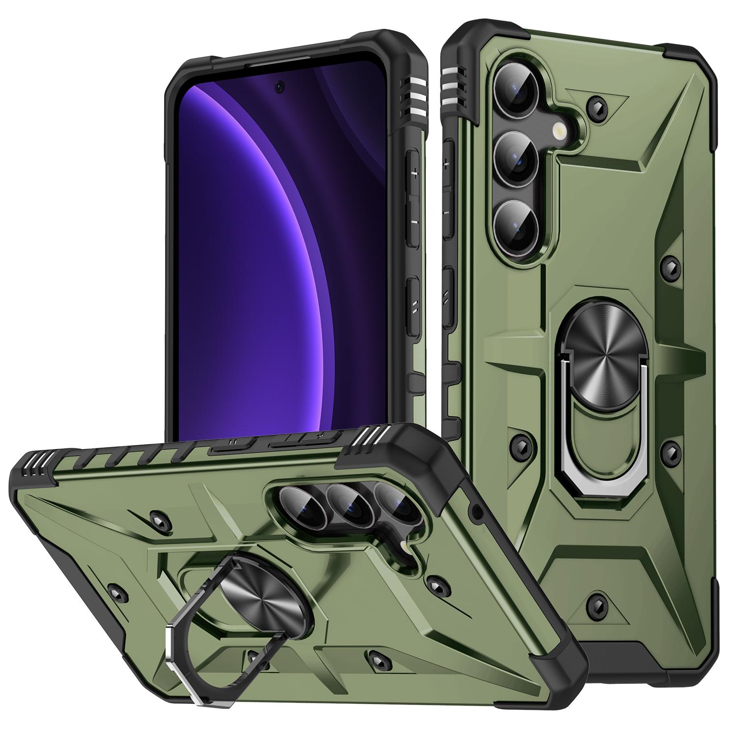 Для Samsung Galaxy A36 5G/A56 5G Чохол PC+TPU Протиударний Чохол для Телефону з Кільцем-Підставкою Army Green
Для Samsung Galaxy A36 5G/A56 5G Чохол PC+TPU Протиударний Чохол для Телефону з Кільцем-Підставкою Army Green