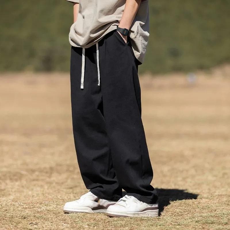 Brown Loose Casual Pants Lightweight Fabric Elastic Waist Multi Pocket Design M чорний
Brown Loose Casual Pants Lightweight Fabric Elastic Waist Multi Pocket Design M чорний