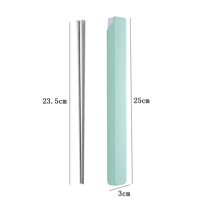 1 Pair Stainless Steel Chopstick Dinnerware Set Portable Lunch Travel Chopsticks with Box Holder Kitchen Accessories
1 Pair Stainless Steel Chopstick Dinnerware Set Portable Lunch Travel Chopsticks with Box Holder Kitchen Accessories