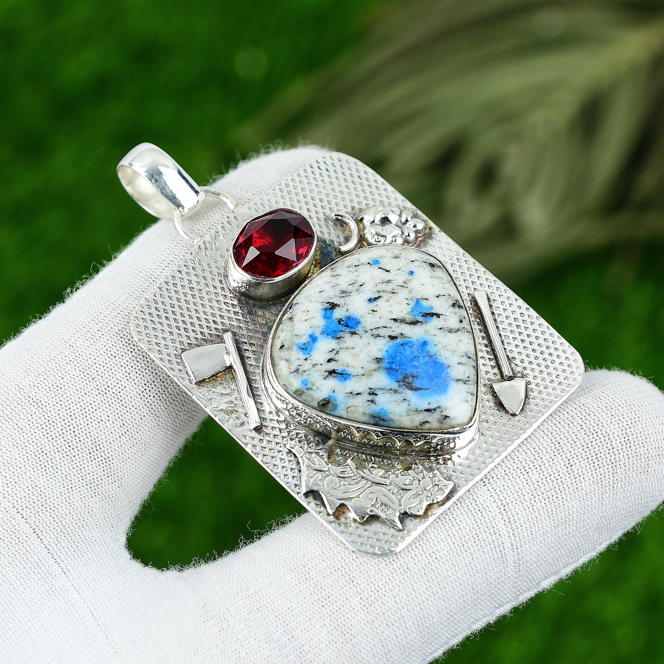 Подарок для женщин Ювелирная подвеска из стерлингового серебра 925 пробы с натуральным камнем К2 Яшма
Подарок для женщин Ювелирная подвеска из стерлингового серебра 925 пробы с натуральным камнем К2 Яшма