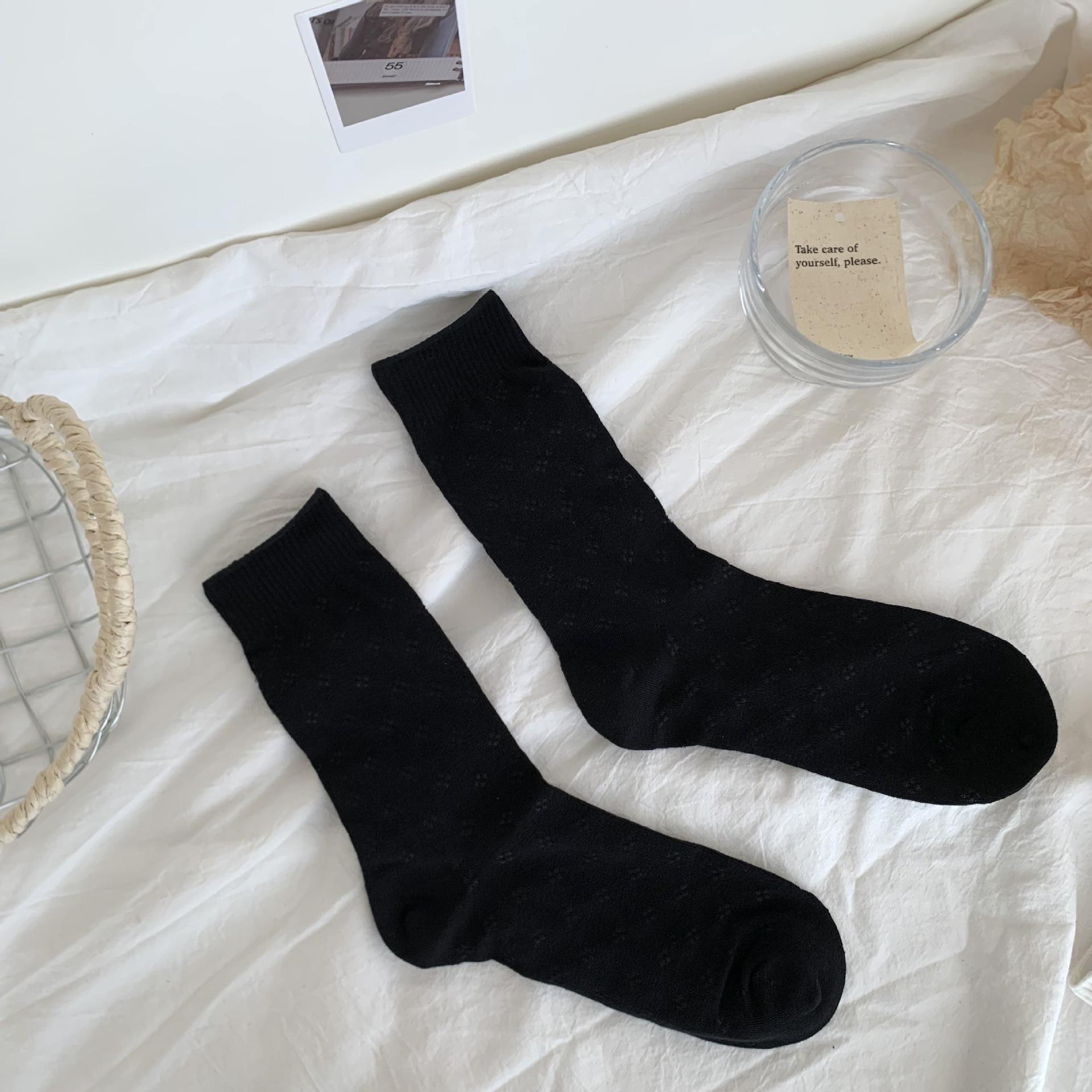 Thin Socks Hollow Flower Trend Socks Cream White Mesh Four-Leaf Clover Boneless Pile Socks One size fits all чорний
Thin Socks Hollow Flower Trend Socks Cream White Mesh Four-Leaf Clover Boneless Pile Socks One size fits all чорний