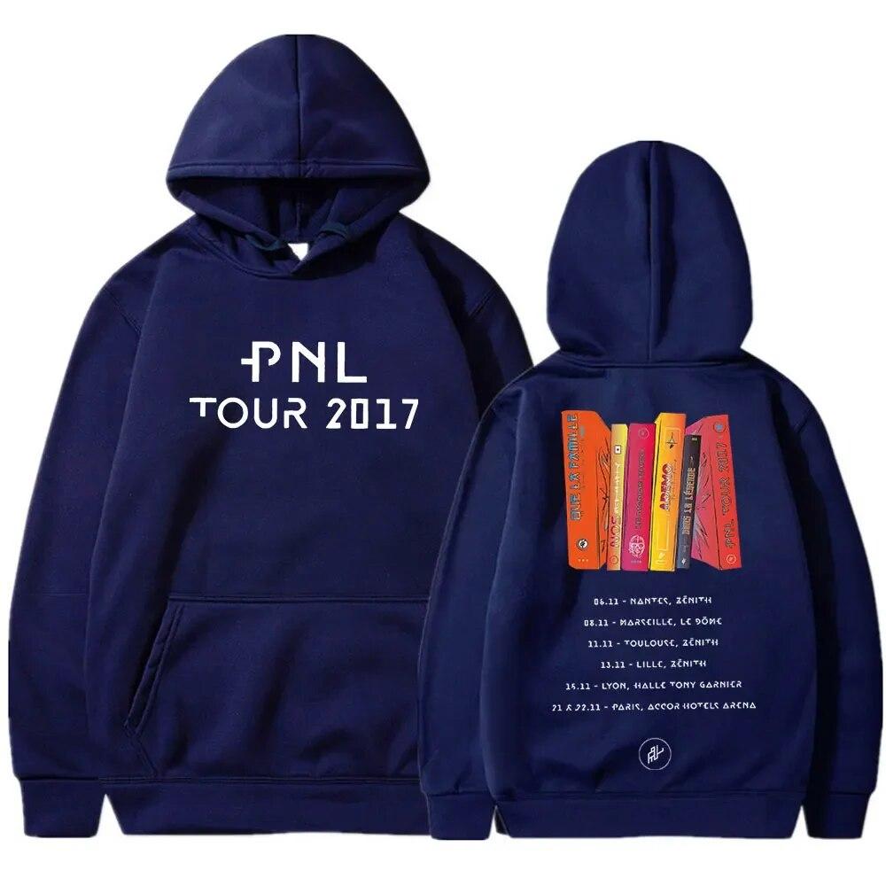 PNL Tour 2017 толстовки с капюшоном французского рэпера Le Monde Chico с принтом альбома, унисекс, женские толстовки большого размера, пуловер в стиле хип-хоп, одежда
PNL Tour 2017 толстовки с капюшоном французского рэпера Le Monde Chico с принтом альбома, унисекс, женские толстовки большого размера, пуловер в стиле хип-хоп, одежда