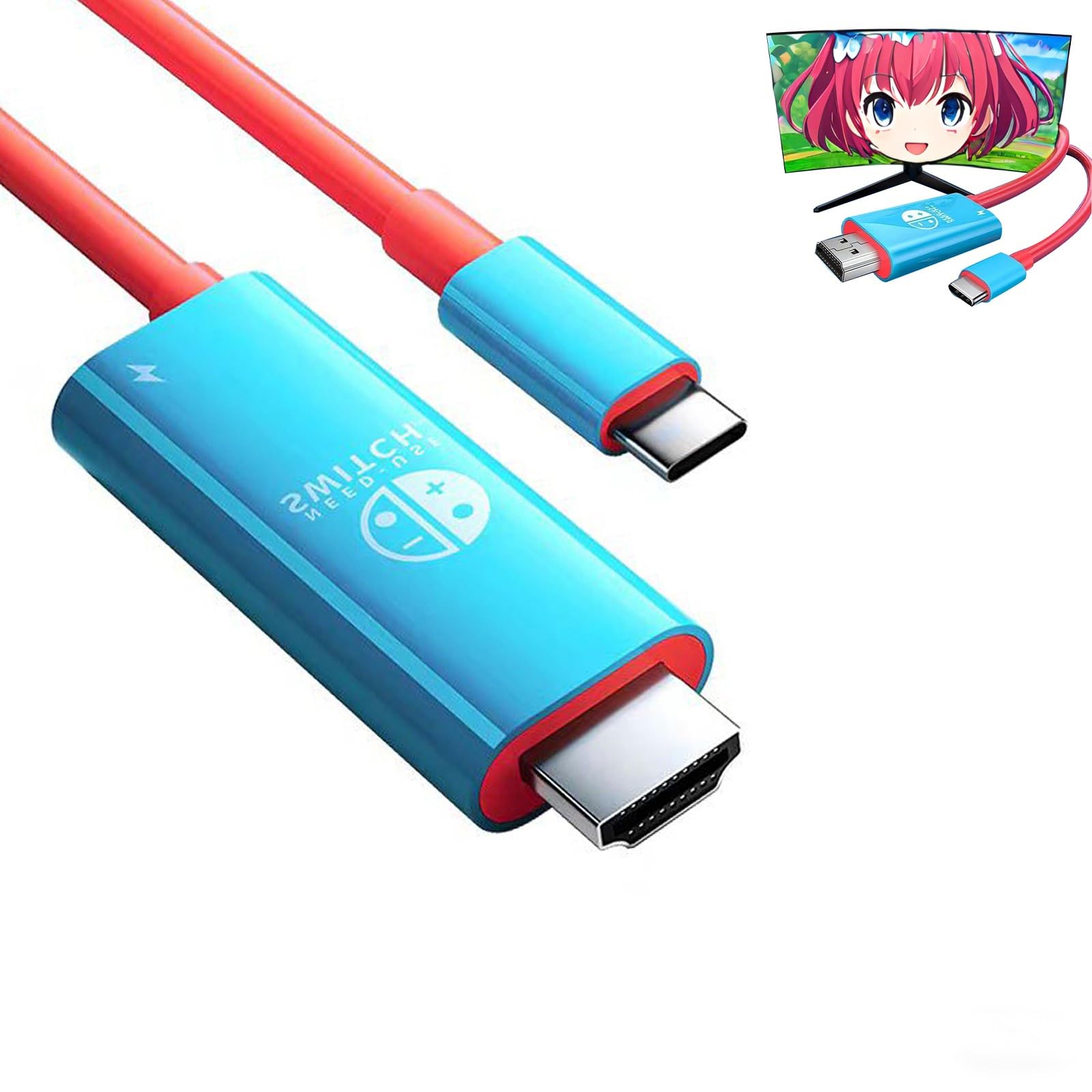 Switch Dock HDMI Conversion Adapter Switch TV output TV connection cable lightweight and compact easy to carry Compatible with game HDMI conversion
Switch Dock HDMI Conversion Adapter Switch TV output TV connection cable lightweight and compact easy to carry Compatible with game HDMI conversion