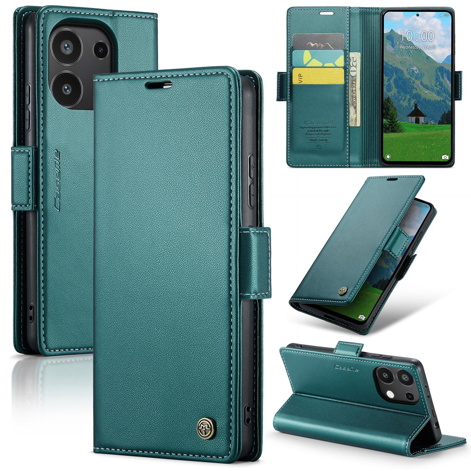 Для Xiaomi Redmi Note 13 4G Чохол CASEME Серії 023 Шкіряний гаманець-підставка з RFID-блокуванням Чохол для телефону A
Для Xiaomi Redmi Note 13 4G Чохол CASEME Серії 023 Шкіряний гаманець-підставка з RFID-блокуванням Чохол для телефону A