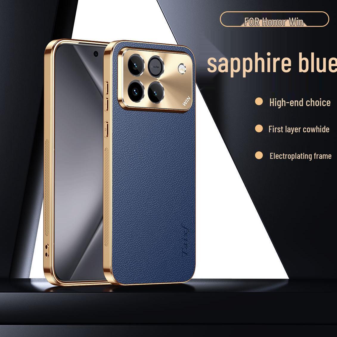 Honor Win RT Lychee Skin Phone Case: Electroplated, Full Coverage, Anti-Drop Soft Edge - Suitable for Men Honor Win
Honor Win RT Lychee Skin Phone Case: Electroplated, Full Coverage, Anti-Drop Soft Edge - Suitable for Men Honor Win