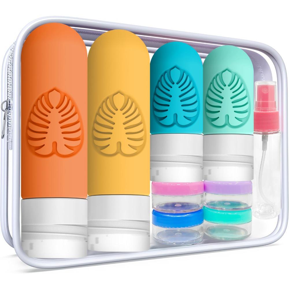 Premium Silicone Travel Bottle Set With Storage Bag Refillable Toiletries Bottles Washable Reusable Perfume Split Bottle Gym
Premium Silicone Travel Bottle Set With Storage Bag Refillable Toiletries Bottles Washable Reusable Perfume Split Bottle Gym
