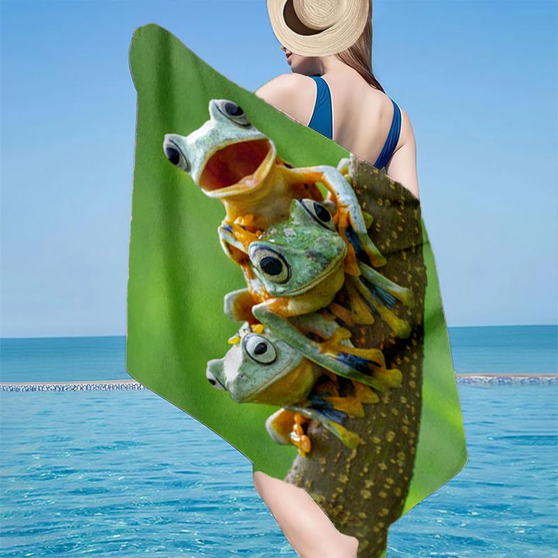 Frogs Singing Under Moonlight Beach Towel, Super Soft Microfiber, Gift for Her/Him, Birthday, for Pool, Beach, Travel, Home Decor Fan gifts 70cmx140cm(27x55inch)
Frogs Singing Under Moonlight Beach Towel, Super Soft Microfiber, Gift for Her/Him, Birthday, for Pool, Beach, Travel, Home Decor Fan gifts 70cmx140cm(27x55inch)