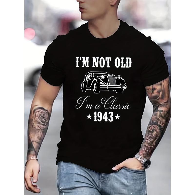 European size Car & Funny Slogan Pattern Print Men s T-shirt, Graphic Tee Men s Summer Clothes, Men s Outfits 4XL чорний
European size Car & Funny Slogan Pattern Print Men s T-shirt, Graphic Tee Men s Summer Clothes, Men s Outfits 4XL чорний