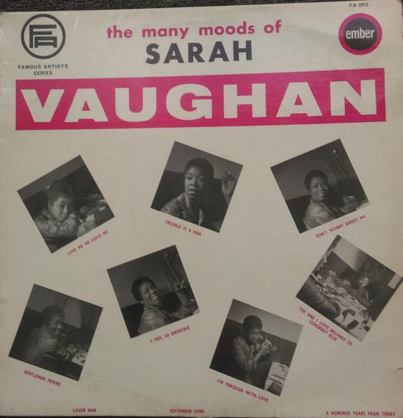 LP Record SARAH VAUGHAN - The Many Moods Of Sarah Vaughan FA2012 Ember Records 1965 UK Jazz Used
LP Record SARAH VAUGHAN - The Many Moods Of Sarah Vaughan FA2012 Ember Records 1965 UK Jazz Used