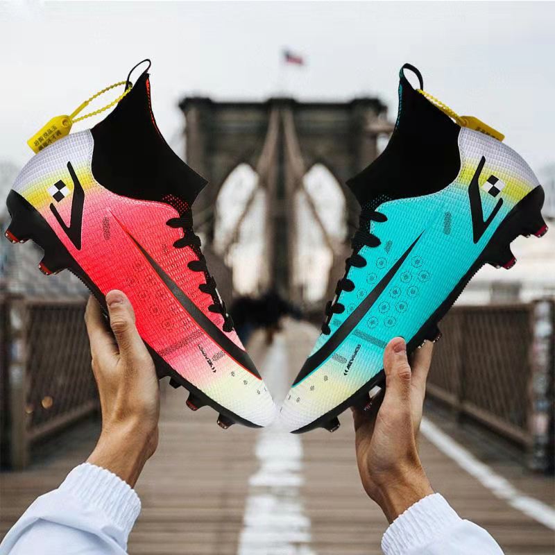 Football shoes, men s high-top spikes, youth students, mandarin duck training shoes, artificial turf sneakers 35
Football shoes, men s high-top spikes, youth students, mandarin duck training shoes, artificial turf sneakers 35