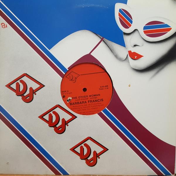 12inch Record BARBARA FRANCIS The Other Woman DJD008 DJ Canada Dance Electronica Used
12inch Record BARBARA FRANCIS The Other Woman DJD008 DJ Canada Dance Electronica Used