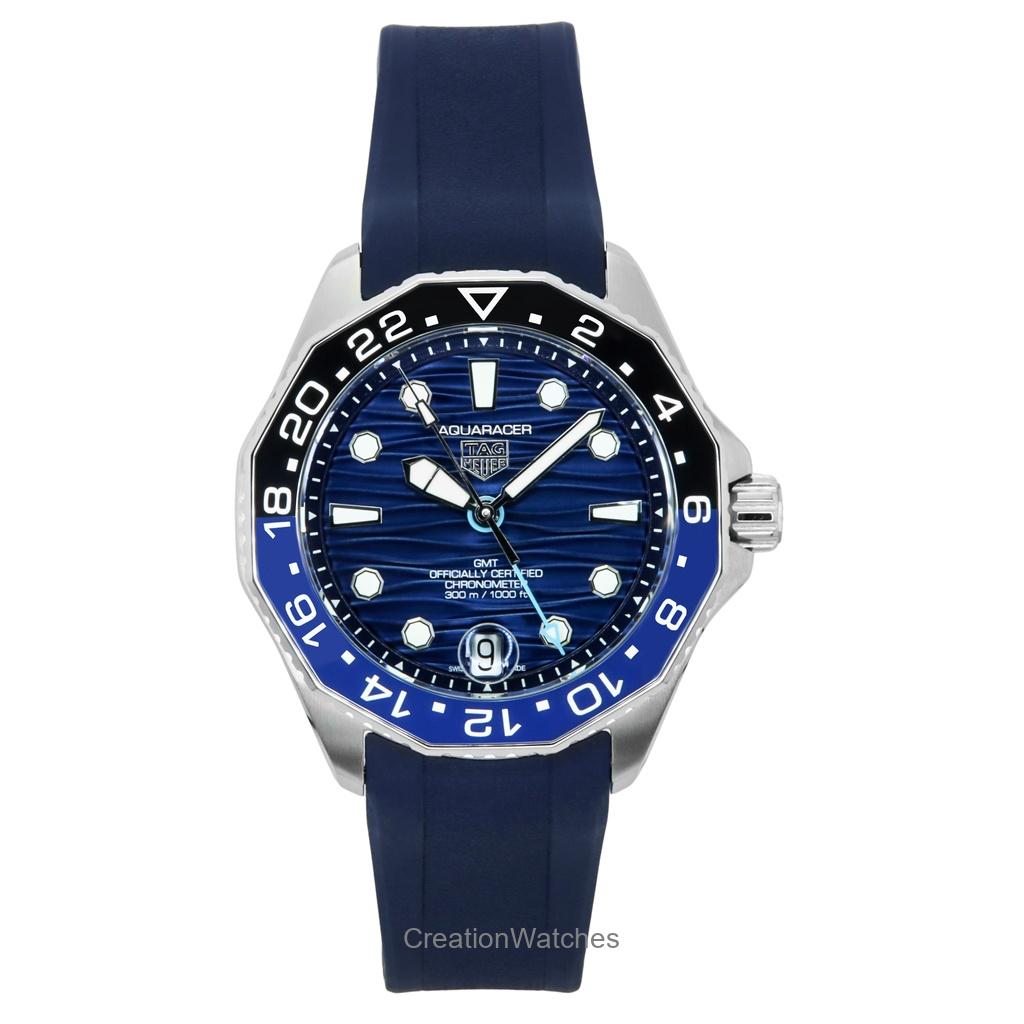 TAG Heuer Aquaracer Professional GMT каучуковый ремешок синий циферблат автоматические дайверские часы WBP5114.FT6259 300M мужские синий
TAG Heuer Aquaracer Professional GMT каучуковый ремешок синий циферблат автоматические дайверские часы WBP5114.FT6259 300M мужские синий