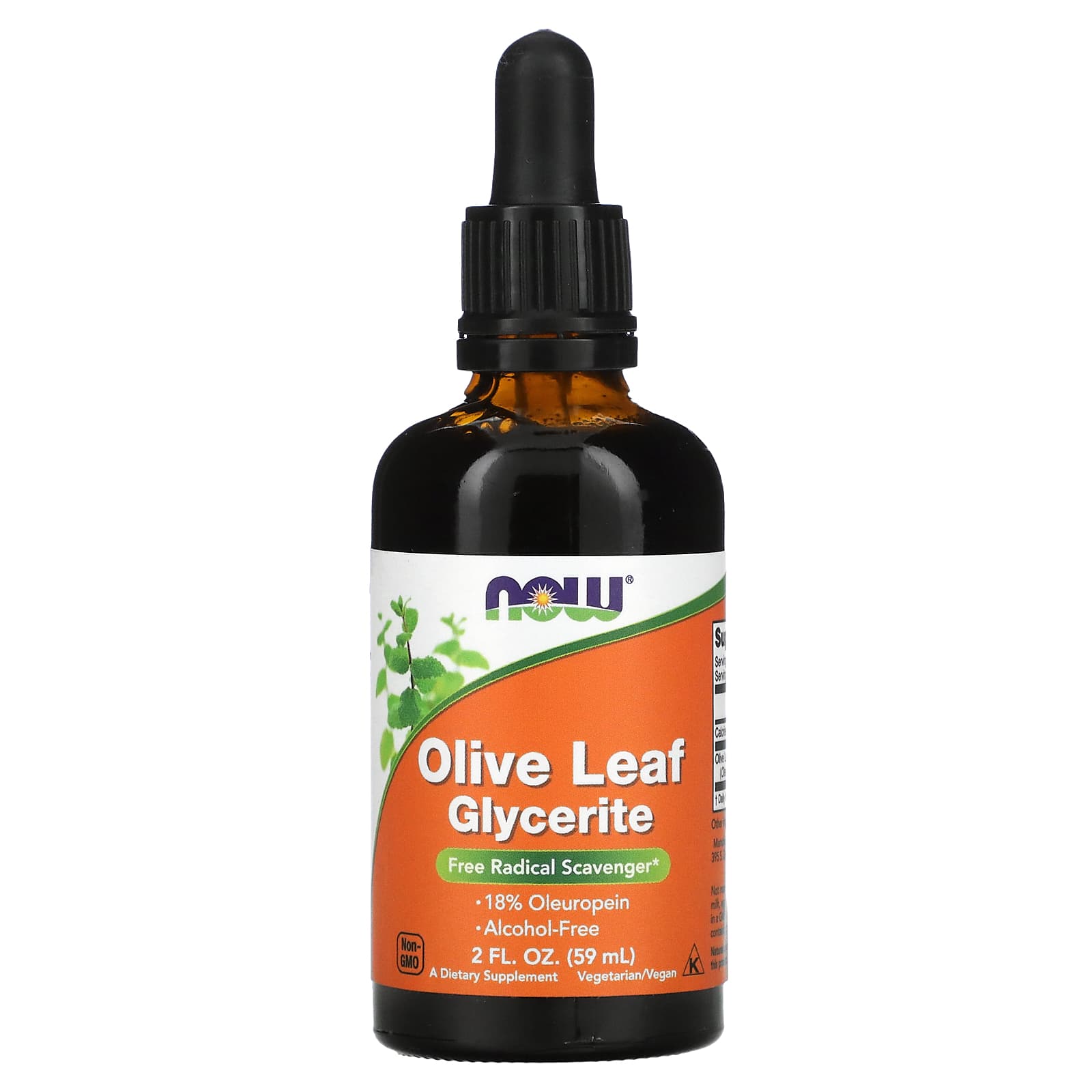 Olive Leaf Glycerite, 59 mL (2 Fl Oz) (100 mg per dropper)
Olive Leaf Glycerite, 59 mL (2 Fl Oz) (100 mg per dropper)