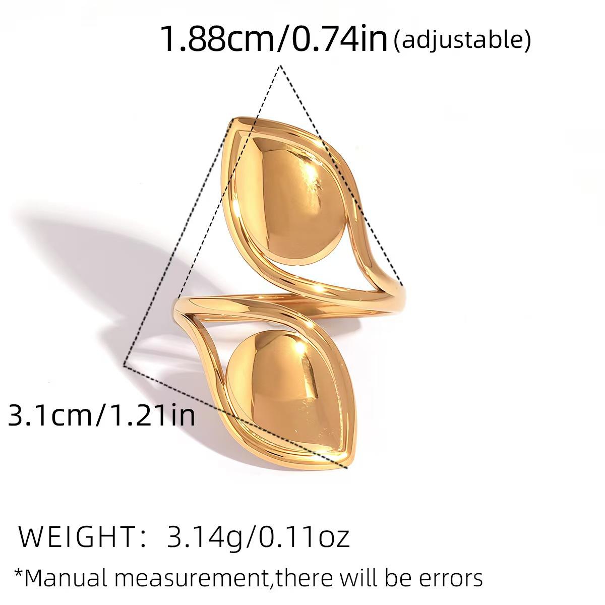 Minimalist Stainless Steel 18K Gold Plated Line Ring Irregular Love Ring Hollow out Women s Stackable Ring Party Gift For Her resizable
Minimalist Stainless Steel 18K Gold Plated Line Ring Irregular Love Ring Hollow out Women s Stackable Ring Party Gift For Her resizable