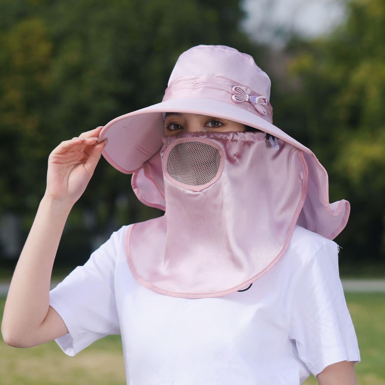 Ice Silk Sun Protection Women s Outdoor Hat with Face Mask - Breathable, Sweet Summer Style One Size фіолетовий
Ice Silk Sun Protection Women s Outdoor Hat with Face Mask - Breathable, Sweet Summer Style One Size фіолетовий