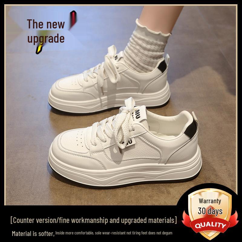 Women s Lightweight Genuine Leather White Sneakers - New Autumn 2025, Thick-Soled, Comfortable, Versatile Lace-Up Casual Shoes 39
Women s Lightweight Genuine Leather White Sneakers - New Autumn 2025, Thick-Soled, Comfortable, Versatile Lace-Up Casual Shoes 39