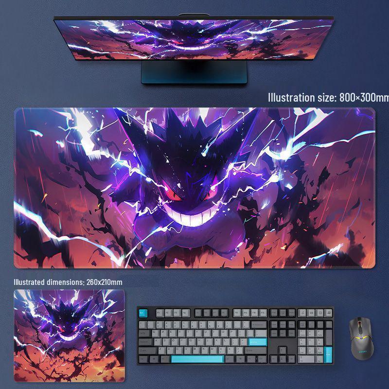 Большой коврик для мыши Gastly Pokémon Gengar - Настольный коврик для офиса и игр
Большой коврик для мыши Gastly Pokémon Gengar - Настольный коврик для офиса и игр