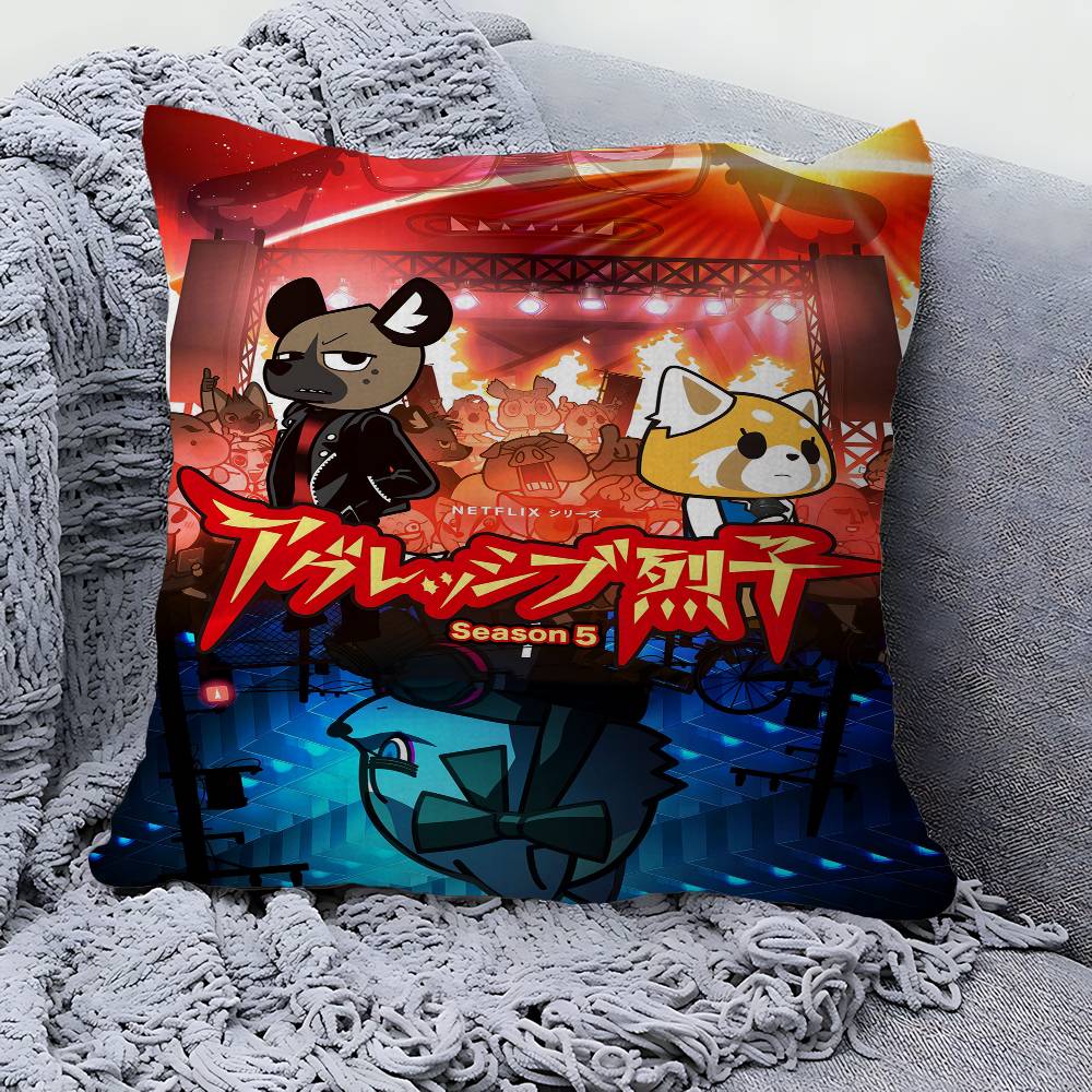 Aggretsuko Anime-Rock Anime Cushion Cover Inches Farmhouse Decor Home Throw Pillow Covers For Couch Decorations 30cmx30cm
Aggretsuko Anime-Rock Anime Cushion Cover Inches Farmhouse Decor Home Throw Pillow Covers For Couch Decorations 30cmx30cm