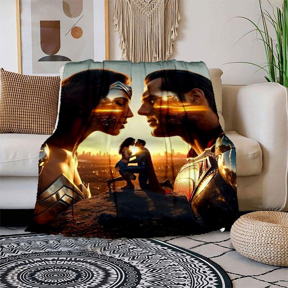 Wonder Woman & Superman Romance Sunset Poster PrintBlanket Flannel Throw Blanket for Sofa, Bed, Travel, Camping, Office, Couch, Chair 80cm×120cm
Wonder Woman & Superman Romance Sunset Poster PrintBlanket Flannel Throw Blanket for Sofa, Bed, Travel, Camping, Office, Couch, Chair 80cm×120cm