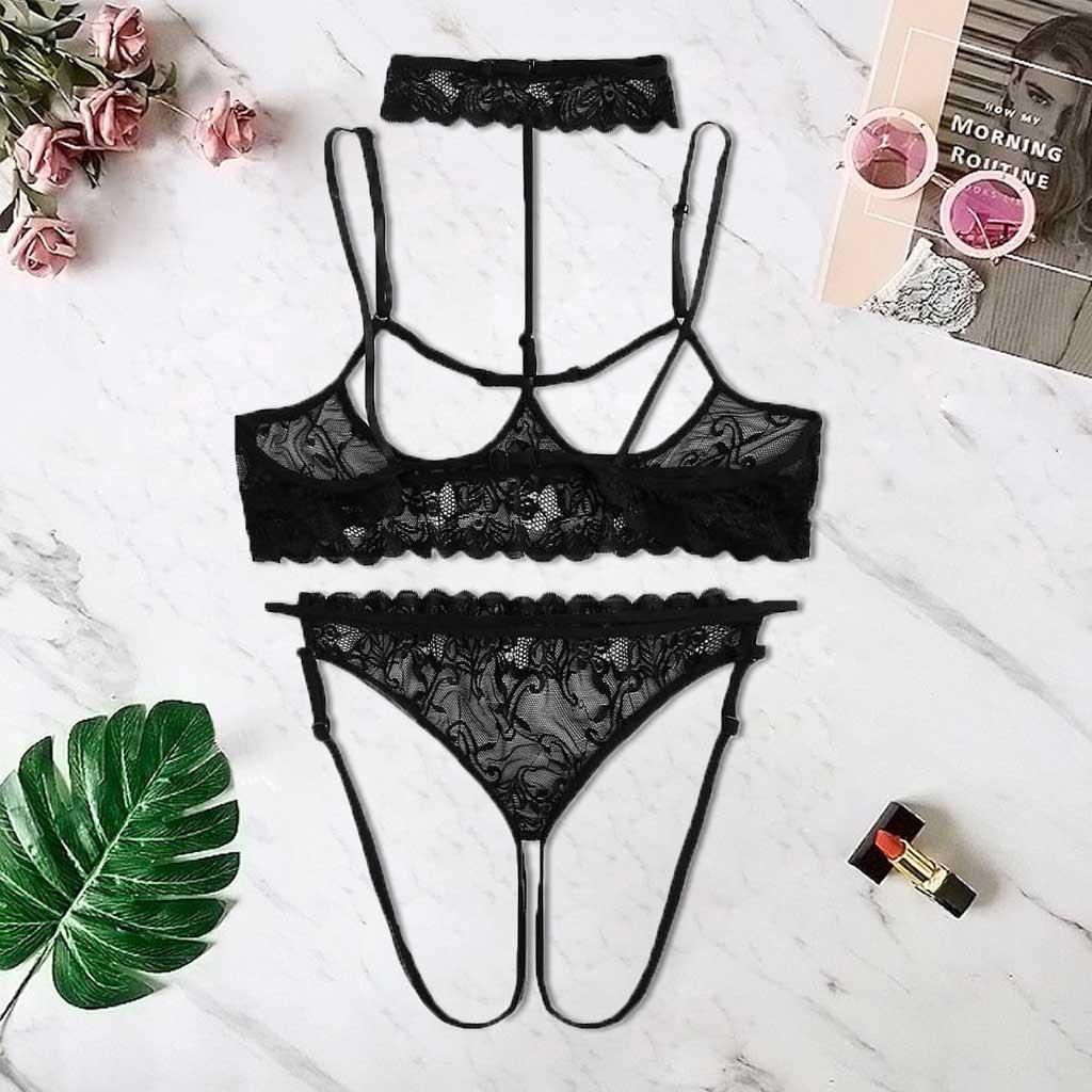 Мода женщины Сексуальная Открыть Crotch Холлоу из нижнего белья Черный Плюс Размер бюстгальтер стринги Установить
Мода женщины Сексуальная Открыть Crotch Холлоу из нижнего белья Черный Плюс Размер бюстгальтер стринги Установить