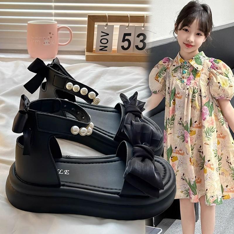 Girls Anti Slip Roman Sandals Soft Sole Bow Open Toe Summer Princess Shoes for Dresses size 37 чорний
Girls Anti Slip Roman Sandals Soft Sole Bow Open Toe Summer Princess Shoes for Dresses size 37 чорний