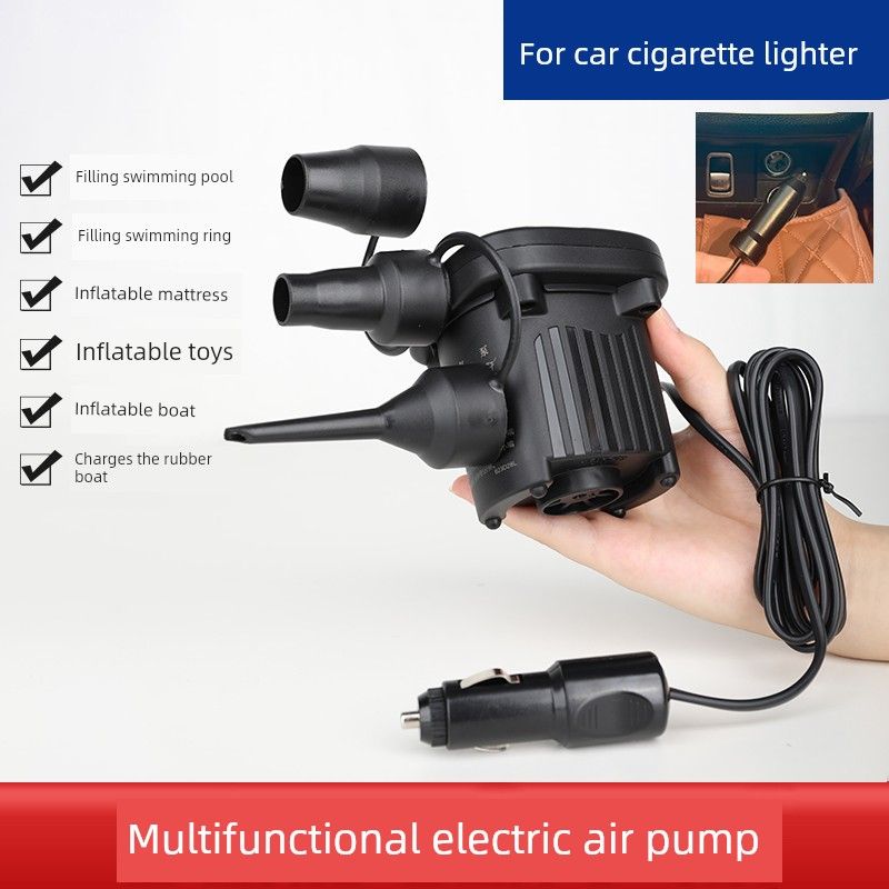 Vacuum Storage Bag Electric Air Pump Compression Bag Swimming Pool Air Mattress Inflator Household Electric Pump Mini Only Car-Mounted 12V (80W) Standard Model
Vacuum Storage Bag Electric Air Pump Compression Bag Swimming Pool Air Mattress Inflator Household Electric Pump Mini Only Car-Mounted 12V (80W) Standard Model
