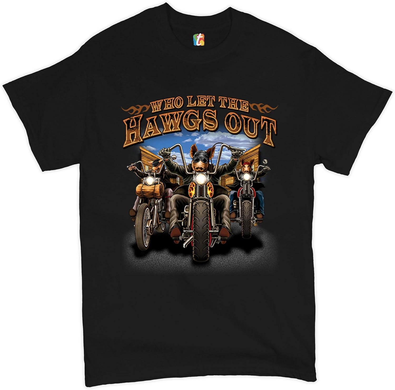 Who Let The Hawgs Out T-Shirt Biker Motorcycle Gang Live to Ride Men s Tee S разноцветный
Who Let The Hawgs Out T-Shirt Biker Motorcycle Gang Live to Ride Men s Tee S разноцветный