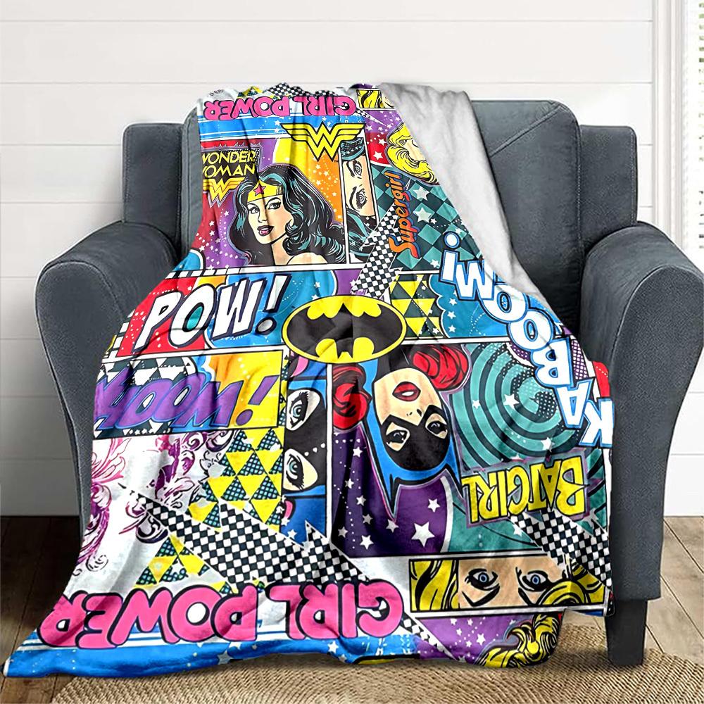 1pc Wonder Woman Blanket | Polyester Fiber, All-Season Comfort for Sofa, Bed, Office, Car, Camping, Ideal Home Decor & Gift, Office Comfort yy25102116 100x150cm
1pc Wonder Woman Blanket | Polyester Fiber, All-Season Comfort for Sofa, Bed, Office, Car, Camping, Ideal Home Decor & Gift, Office Comfort yy25102116 100x150cm