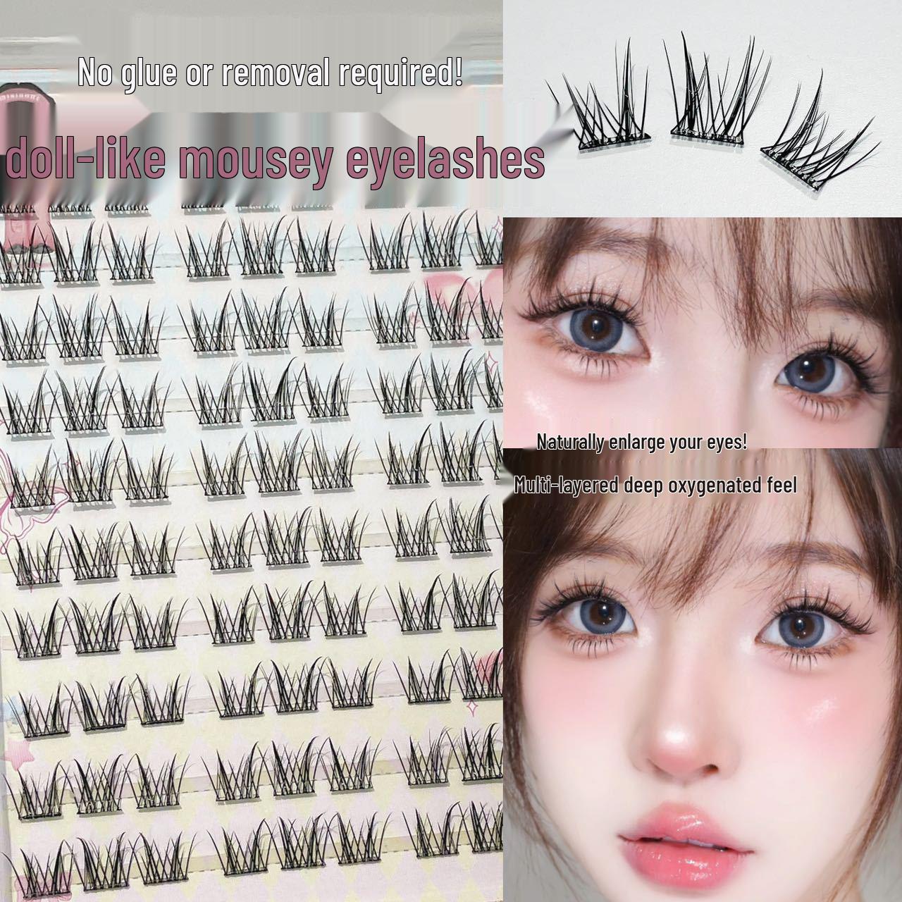 Honey Box Glue-Free Large Capacity Fluffy False Eyelashes - Dense, Curled, Photogenic, Daily Wear
Honey Box Glue-Free Large Capacity Fluffy False Eyelashes - Dense, Curled, Photogenic, Daily Wear