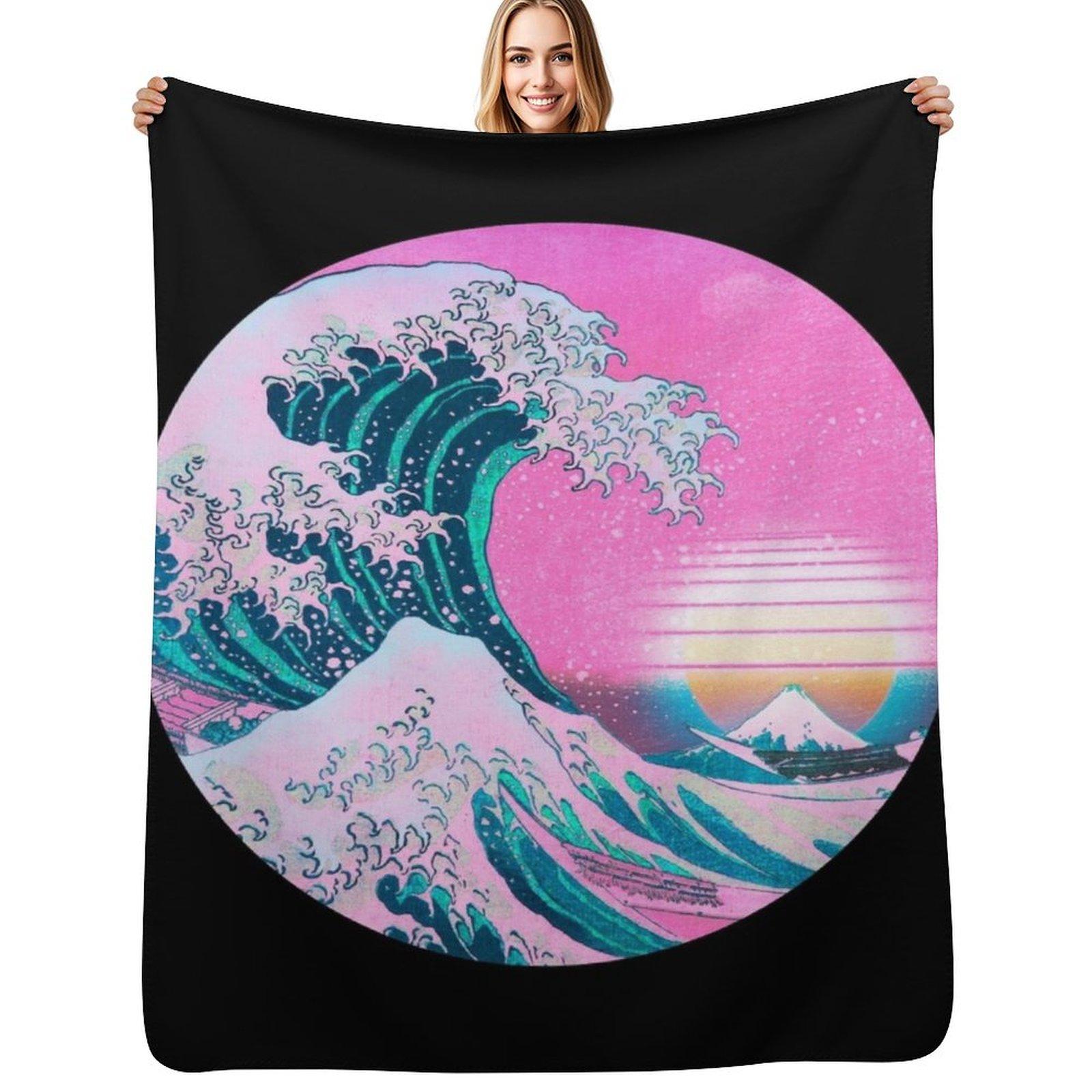 Vaporwave Aesthetic Great Wave Retro Sunset Throw Blanket Spring Fall Cozy Throw Blanket for Couch 102x76cm(40x30in)
Vaporwave Aesthetic Great Wave Retro Sunset Throw Blanket Spring Fall Cozy Throw Blanket for Couch 102x76cm(40x30in)