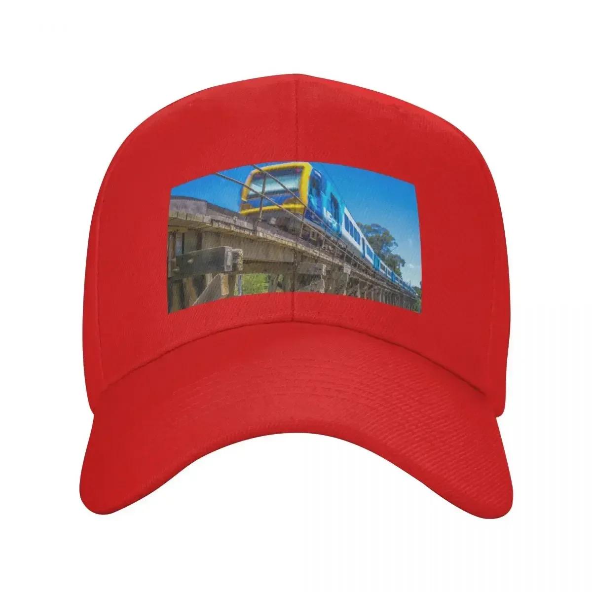 Melbourne Metro Train on Trestle Bridge Eltham Victoria Baseball Cap Fashion Beach beach hat For Unisex Womens
Melbourne Metro Train on Trestle Bridge Eltham Victoria Baseball Cap Fashion Beach beach hat For Unisex Womens