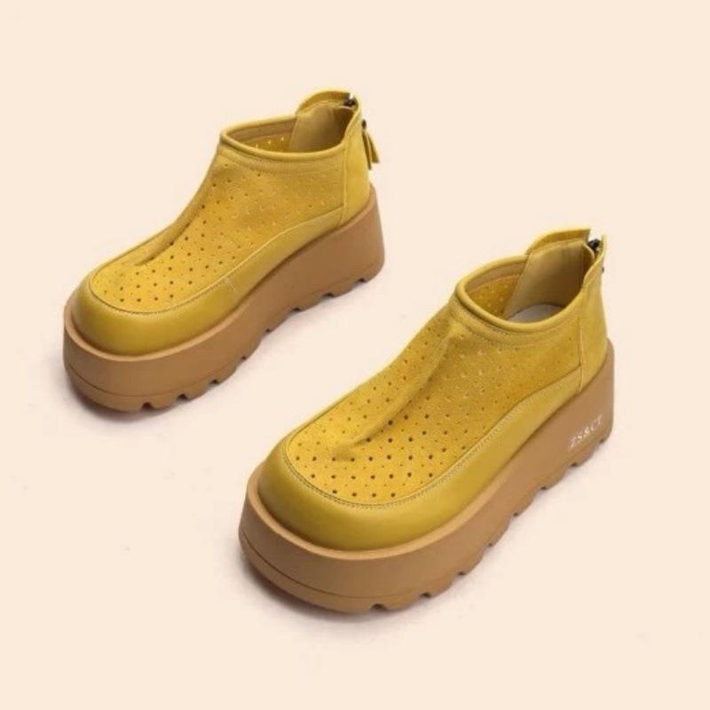 Лоферы на платформе 2025 лето новые короткие ботинки дышащие маленькие удобные универсальные повседневные туфли женские 40 жёлтый
Лоферы на платформе 2025 лето новые короткие ботинки дышащие маленькие удобные универсальные повседневные туфли женские 40 жёлтый