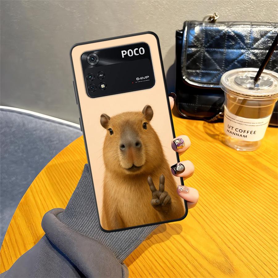 Black Soft Phone Cover Case for Xiaomi Poco C75 C40 C71 C50 F1 C61 X3 X4 X5 X7 Pro M5 F3 M3 M4 M7 Pro Cute Capybara Poco F7 Ultra
Black Soft Phone Cover Case for Xiaomi Poco C75 C40 C71 C50 F1 C61 X3 X4 X5 X7 Pro M5 F3 M3 M4 M7 Pro Cute Capybara Poco F7 Ultra