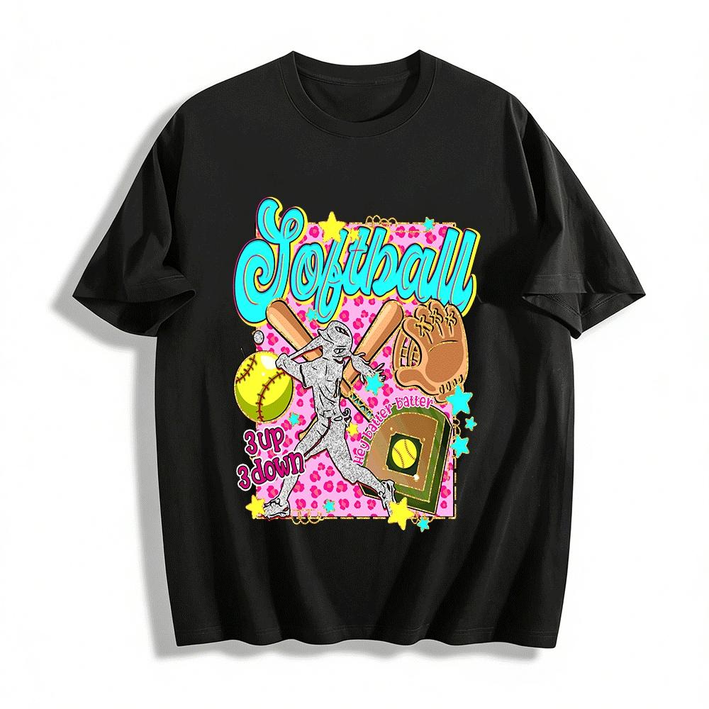 Trendy Softball Graphic Print Casual Top For Sports Fans Pure cotton T-shirt XXS
Trendy Softball Graphic Print Casual Top For Sports Fans Pure cotton T-shirt XXS