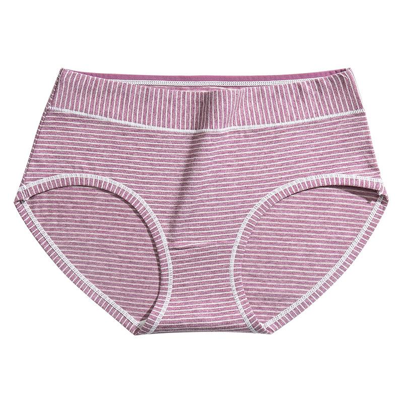 Female Summer Striped Cotton Pure Cotton Crotch Antibacterial Abdominal Lift Hip Breathable High Waist Briefs XL лавандовий
Female Summer Striped Cotton Pure Cotton Crotch Antibacterial Abdominal Lift Hip Breathable High Waist Briefs XL лавандовий