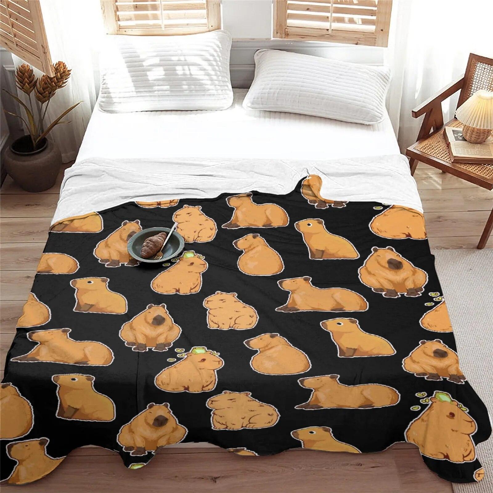 Loves Capybara Flannel Blankets Funny Cute Animals 3D Printed Throw Blanket Office Nap Portable Quilts 5 Size Dropshipping
Loves Capybara Flannel Blankets Funny Cute Animals 3D Printed Throw Blanket Office Nap Portable Quilts 5 Size Dropshipping
