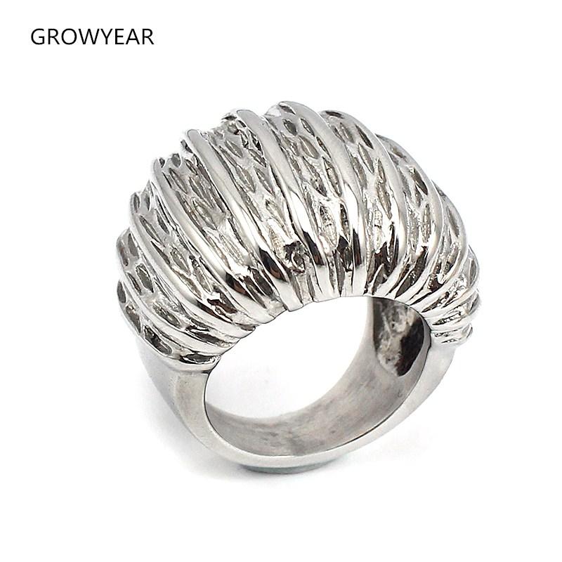 Stainless Steel Jewellry Women Cocktail Party Big FInger RIng Hollow Flower Ring Silver color Size 6 6.5 7 8 9 10 9
Stainless Steel Jewellry Women Cocktail Party Big FInger RIng Hollow Flower Ring Silver color Size 6 6.5 7 8 9 10 9