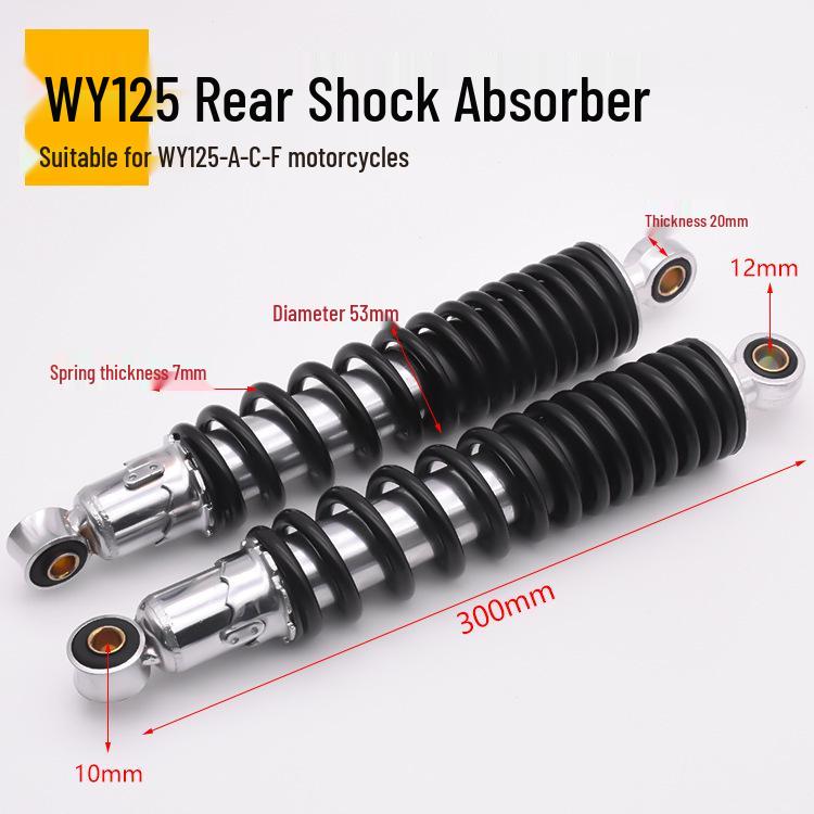 Rear Shock Absorber for Motorcycle Models GN Taizi, Jialing 70, WY125, DY100, TBT110
Rear Shock Absorber for Motorcycle Models GN Taizi, Jialing 70, WY125, DY100, TBT110