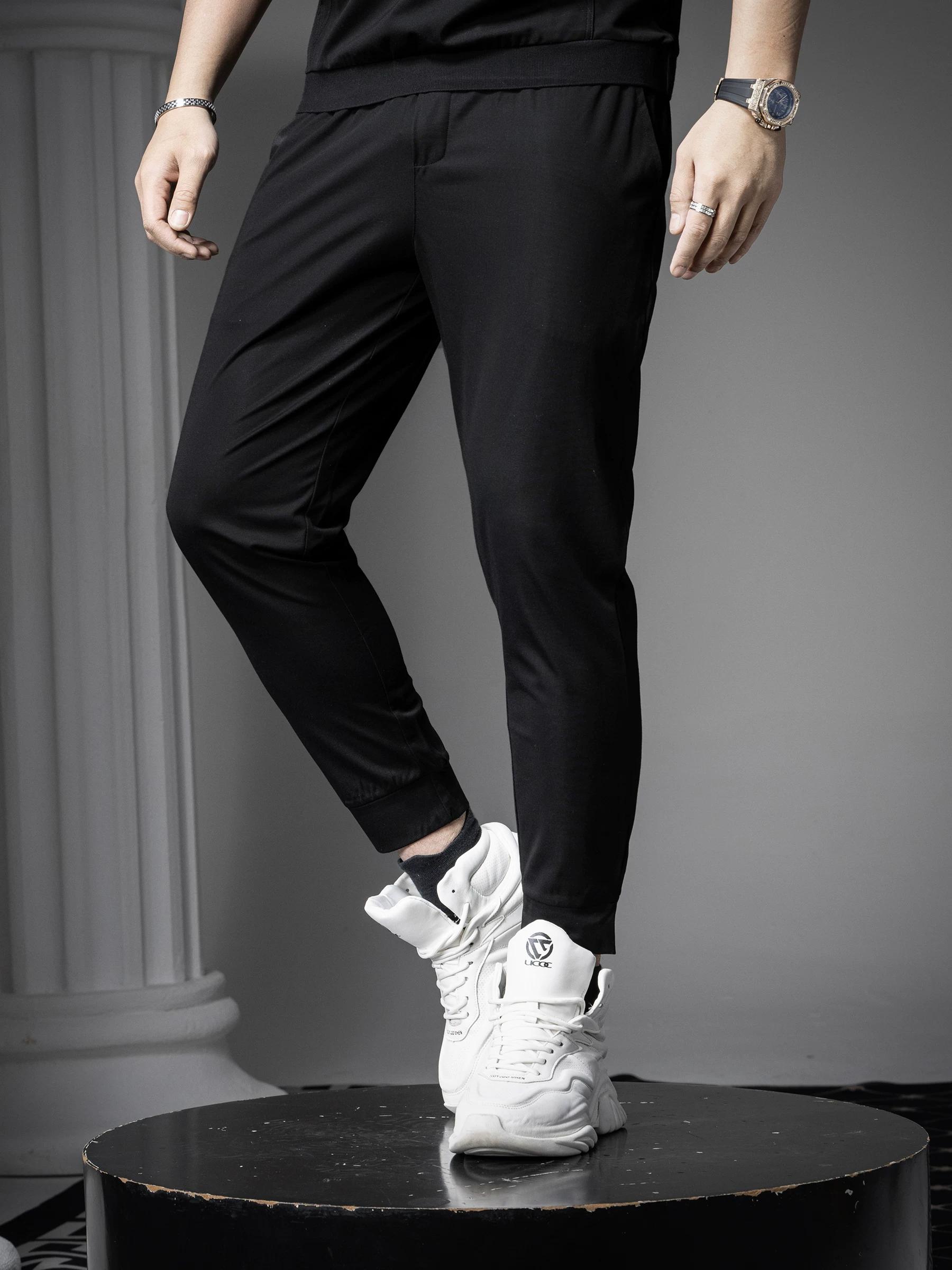 European Style 2025 New Trendy Brand Slim Fit Solid Color Casual Pants Men s Summer Fashion Jogger Pants Men s Sports Pants M чёрный
European Style 2025 New Trendy Brand Slim Fit Solid Color Casual Pants Men s Summer Fashion Jogger Pants Men s Sports Pants M чёрный